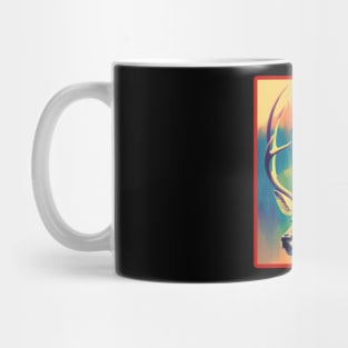 Colorful deer artwork Mug